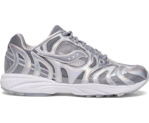 Tenis Saucony Grid Azura 2000 Iridescent Unisexo Zapatos Originales Iridescent México MX-128-OF